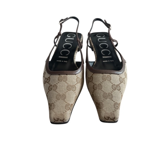 Gucci Beige and Brown Flats - Picture 5 of 16